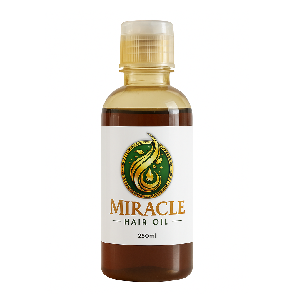 Miracle Hair Oil – 100% Natural Hair Growth & Strength Formula (250ml)